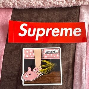 Supreme Sticker Bundle – Box Logo + Rare Graphic Comic – New/Unused ✨